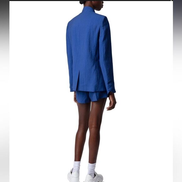 Zadig & Voltaire Please Tailleur Lin Linen-Blend Short NWT Size 40 - Picture 6 of 7